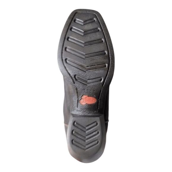 JUSTIN BOOTS 12' Square Toe Stampede Western Boot Size 9 - Picture 8 of 10